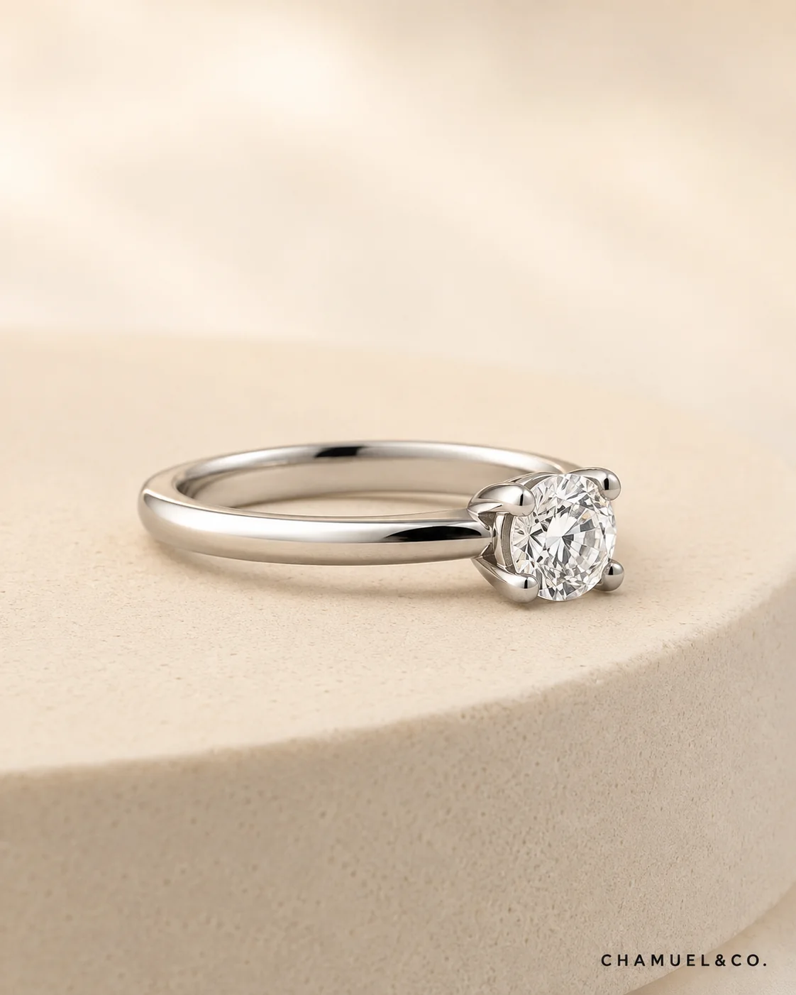 Low profile engagement ring Malaysia