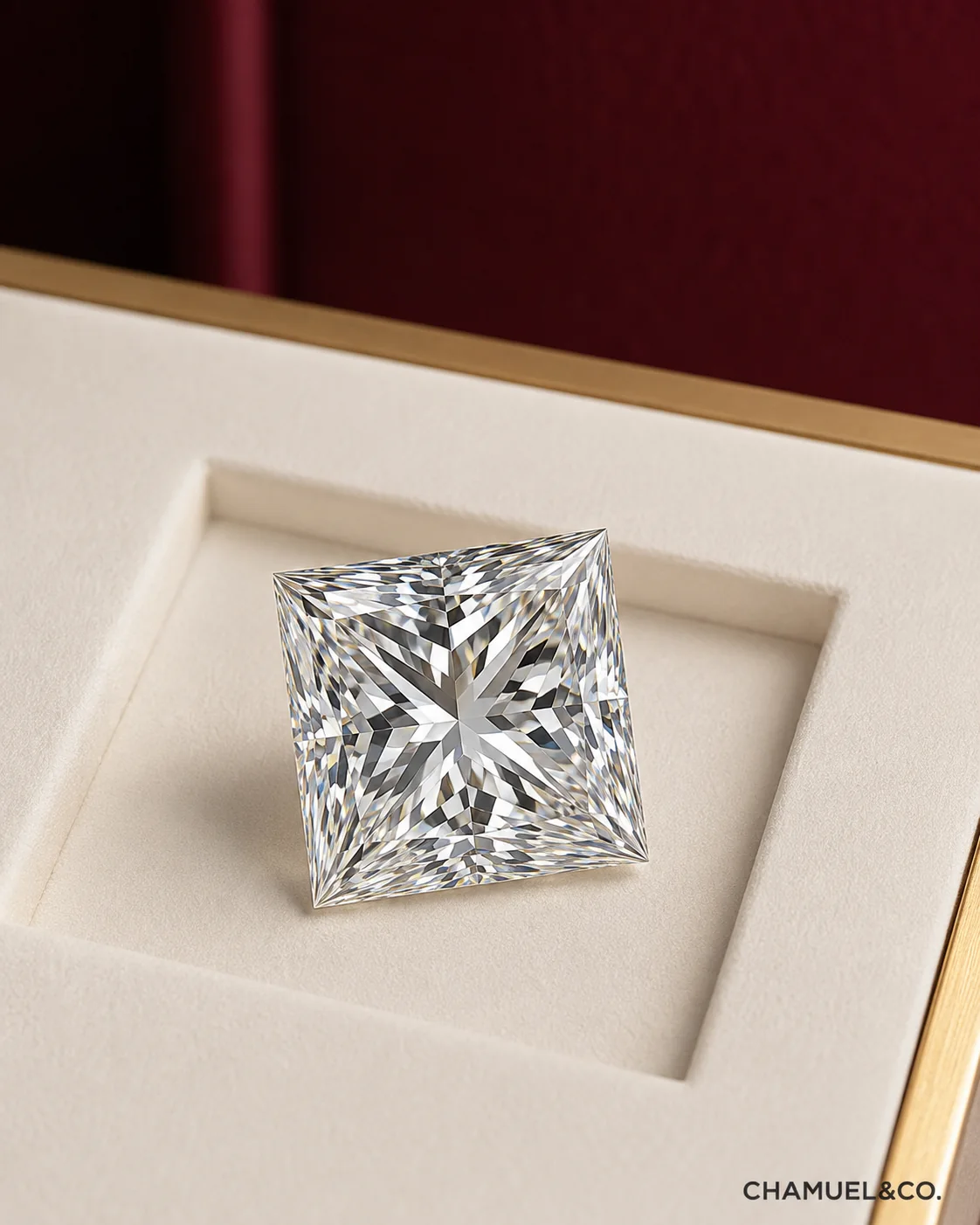 Princess cut diamond shape guide Malaysia